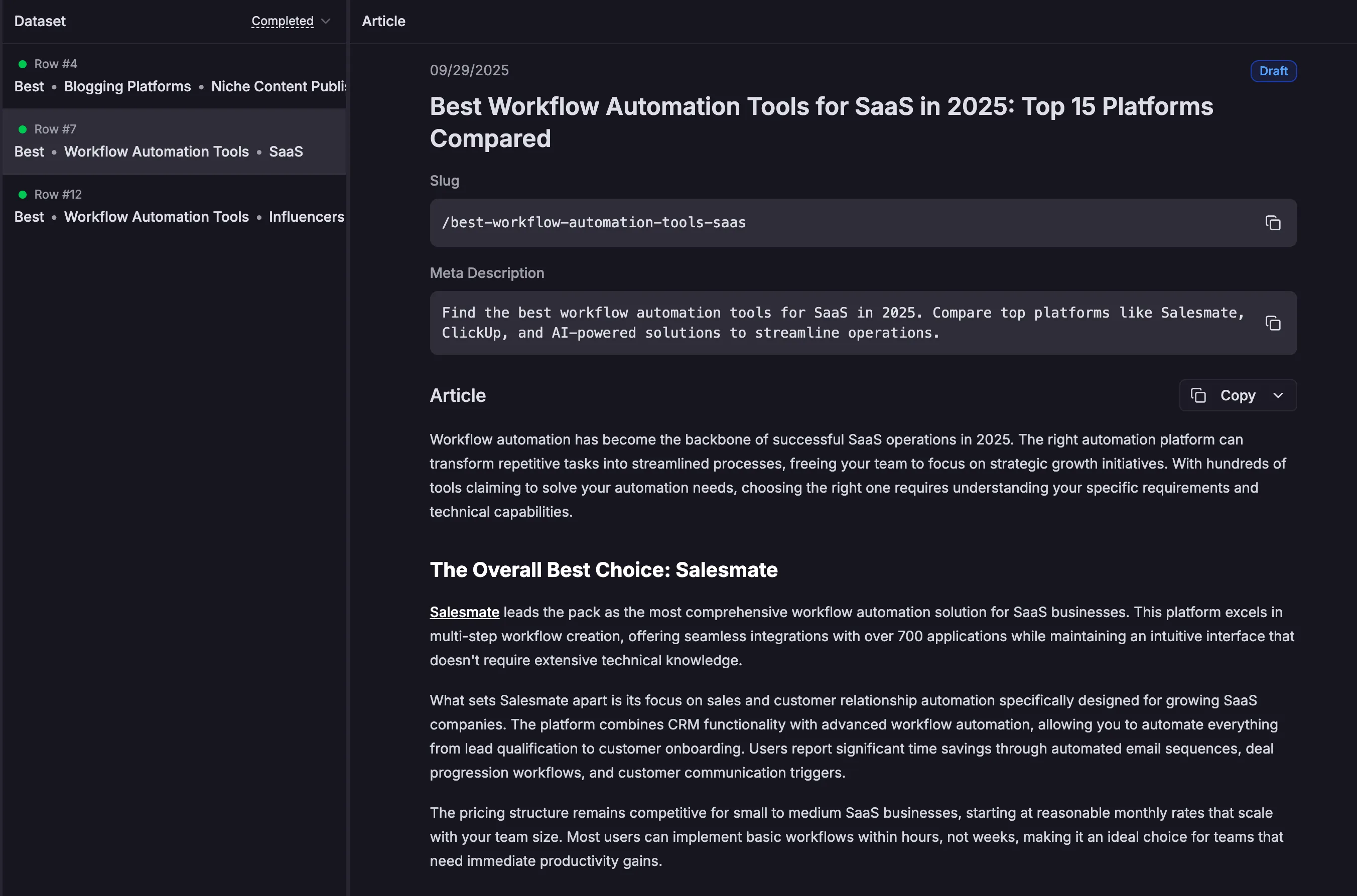 pSEO Article Screenshot